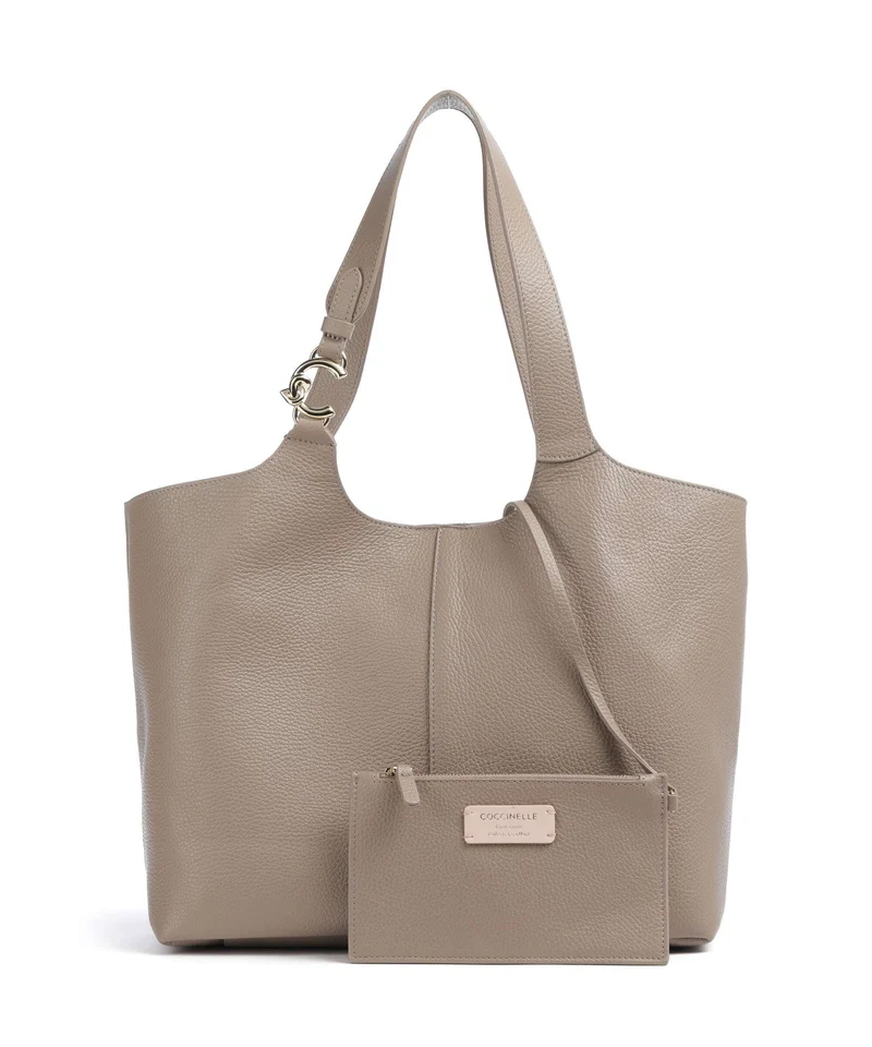 Coccinelle C-Easy Beuteltasche warm taupe