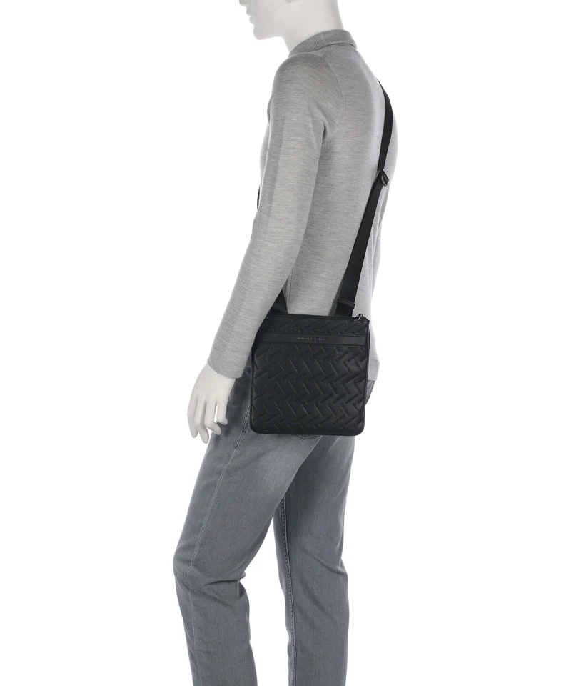 Armani Exchange Ginevra Embossed Umhängetasche black