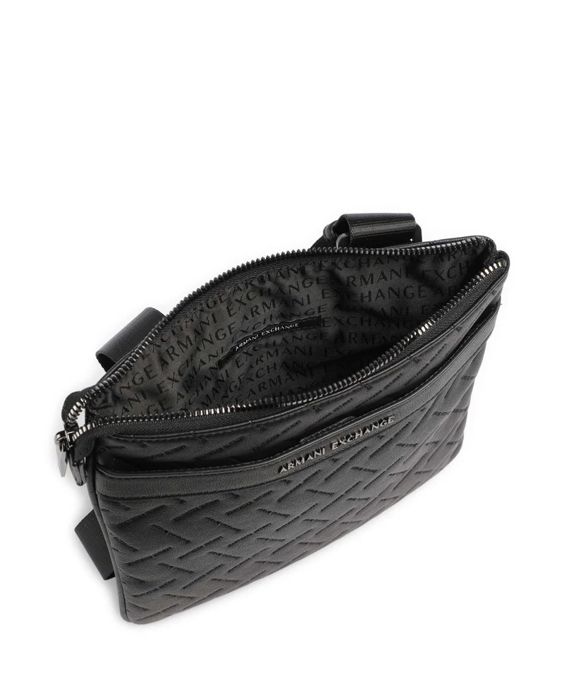Armani Exchange Ginevra Embossed Umhängetasche black