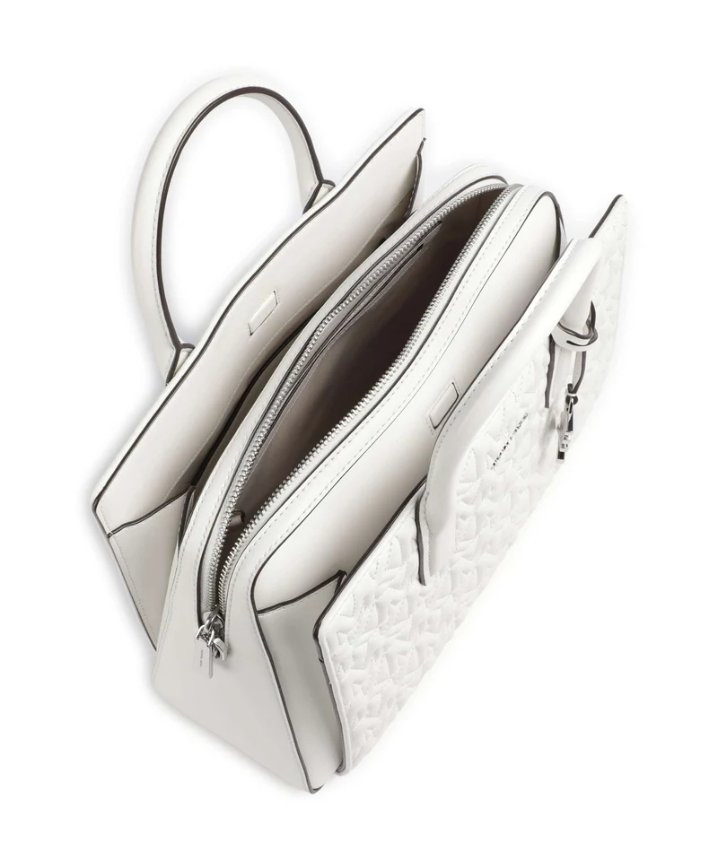 Michael Kors Laila Medium Handtasche optic white