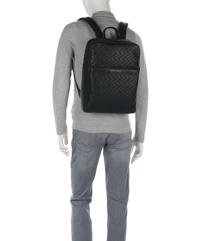 Armani Exchange Ginevra Embossed Rucksack black