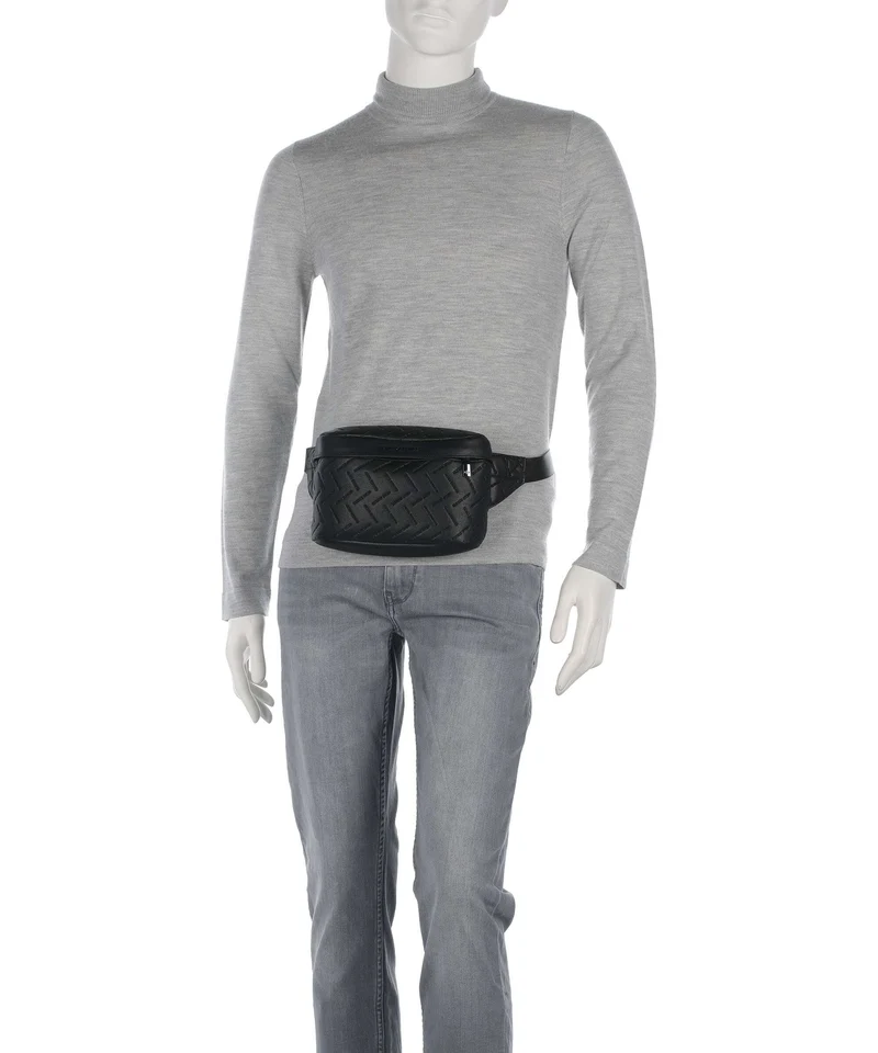 Armani Exchange Ginevra Embossed Gürteltasche black