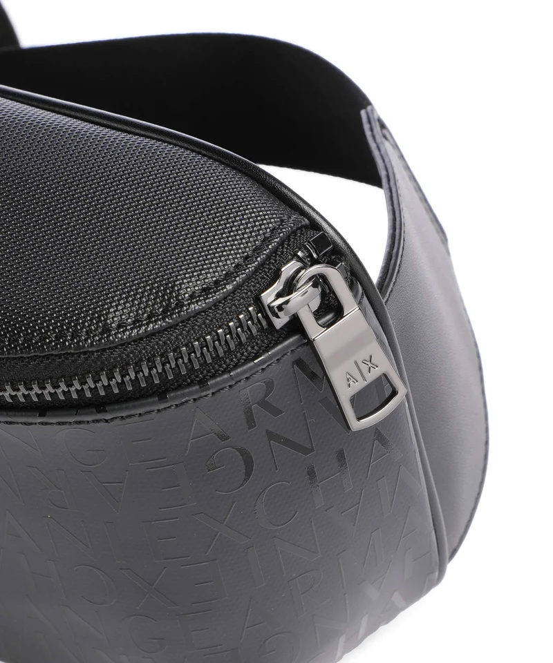 Armani Exchange Dylan Gürteltasche black/gunmetal/shiny black