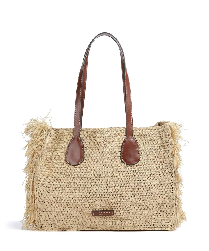 The Bridge Luna Shopper marrone
