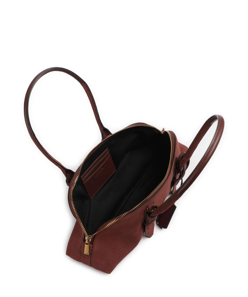 Pinko Bowling Horizontal Big Schultertasche burgundy wine/antique gold