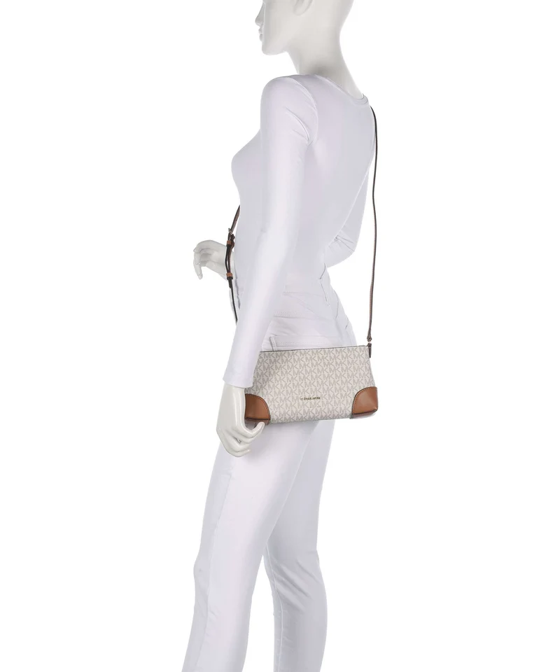 Michael Kors Murphy Small Umhängetasche vanilla/acorn