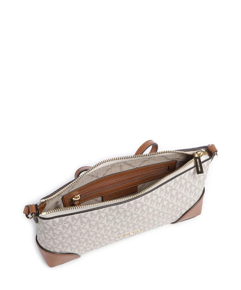 Michael Kors Murphy Small Umhängetasche vanilla/acorn