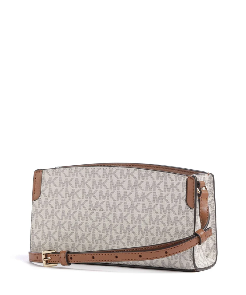 Michael Kors Becca Small Umhängetasche vanilla/acorn