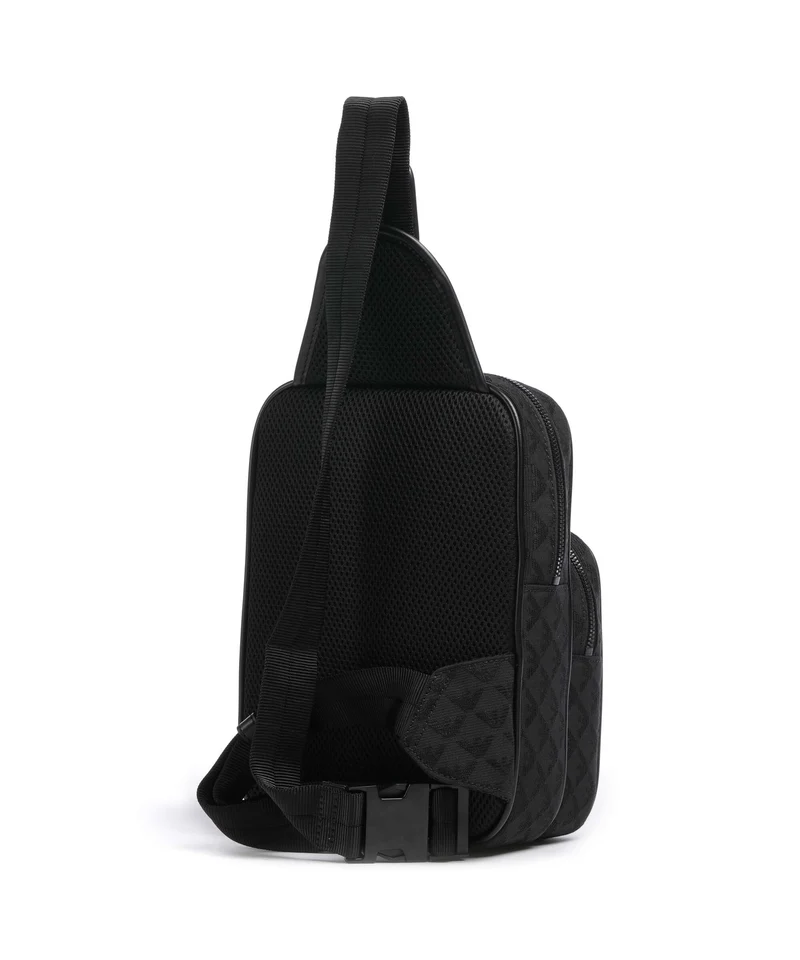 Emporio Armani Omnia Jacquard Slingbag black