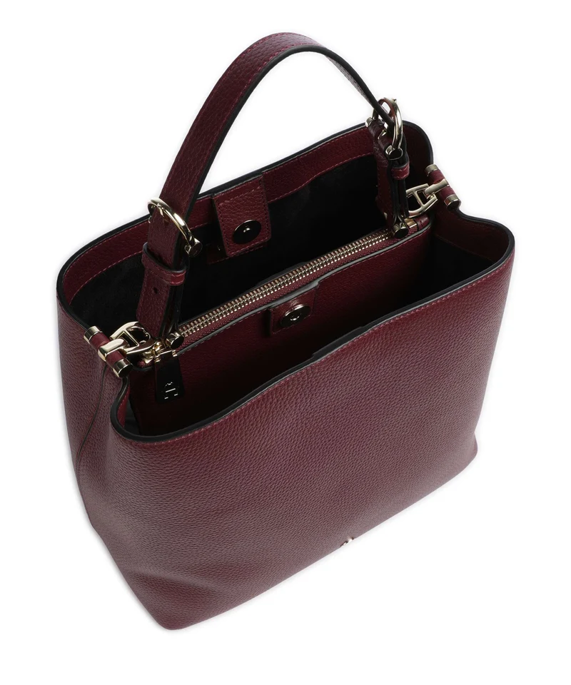 Aigner Delia M Beuteltasche burgundy