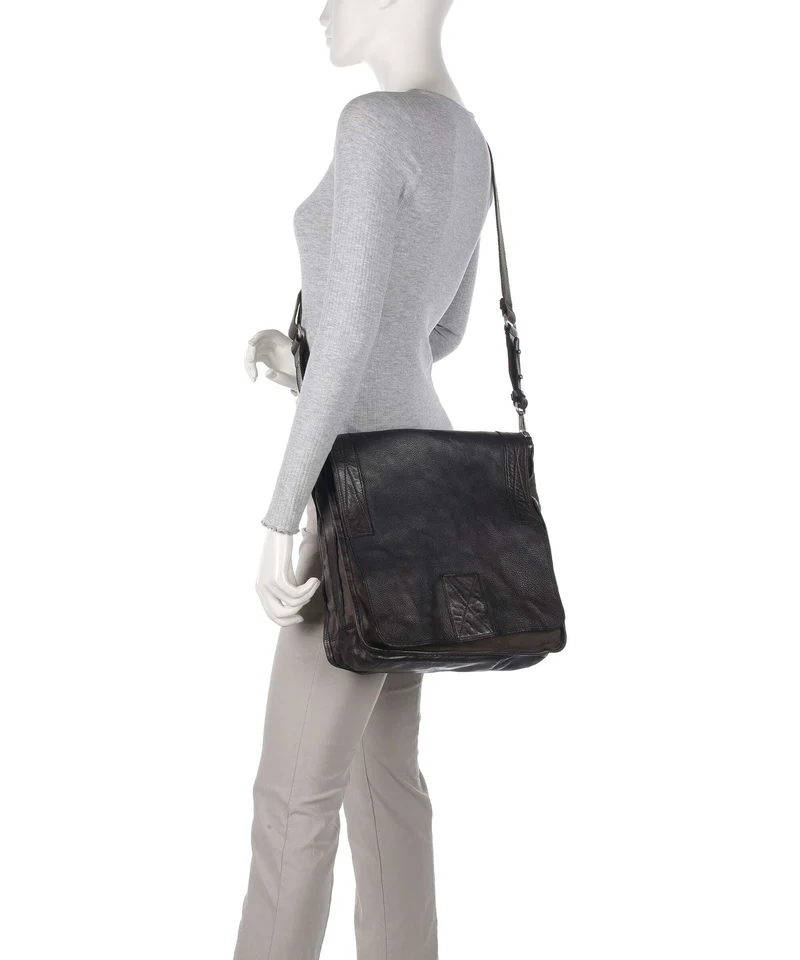 Campomaggi Kuriertasche verde militare/grigio