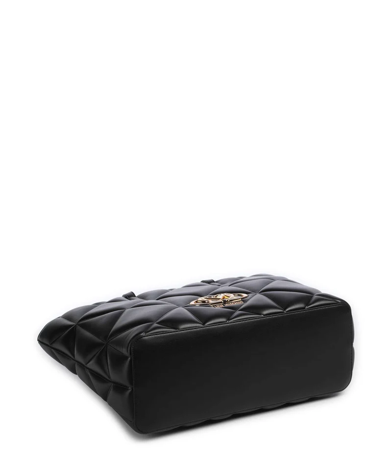 Love Moschino Embossed Q Shopper black