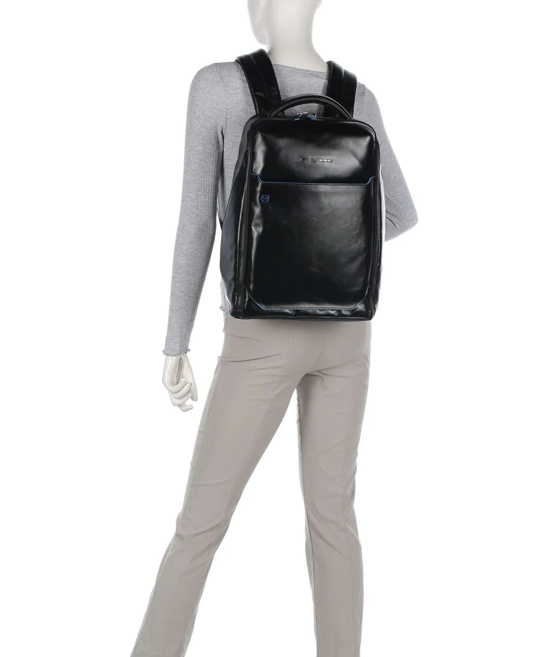 Piquadro Blue Square Rucksack nero