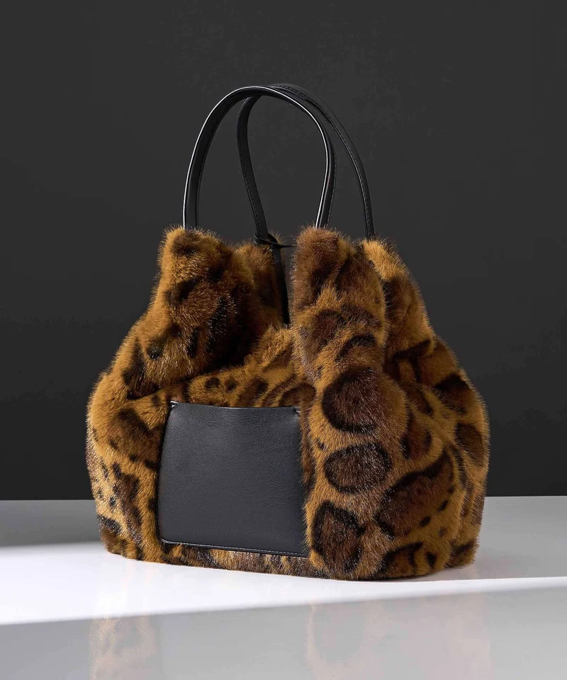 DKNY Paula Medium Shopper leopard