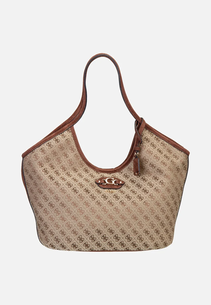 Samantha Girlfriend 13230 Latte Logo/Brown - Shopper