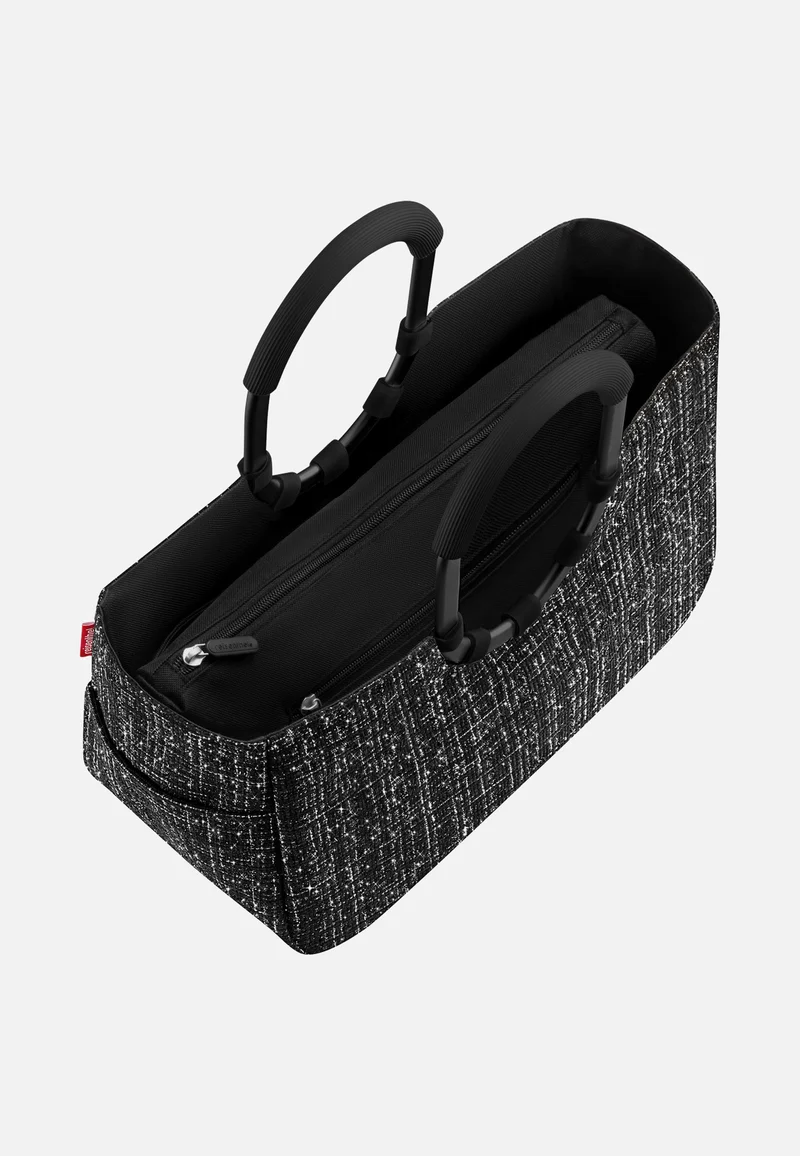 Loopshopper M Bouclé Black - Einkaufskorb