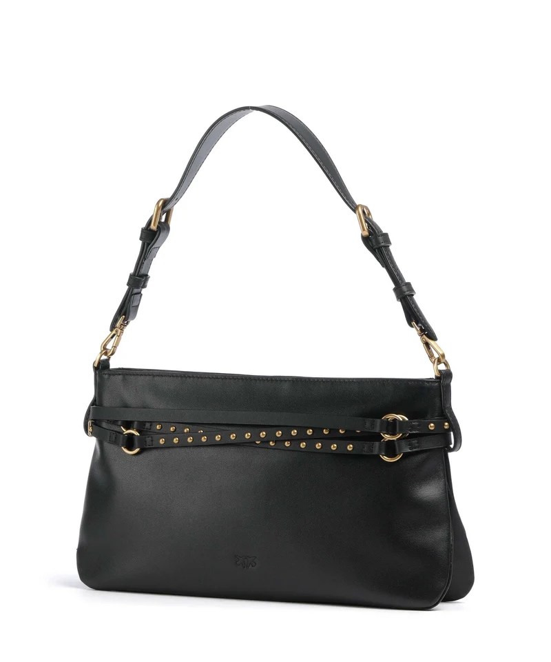 Pinko Belt Classic Schultertasche nero/antique gold