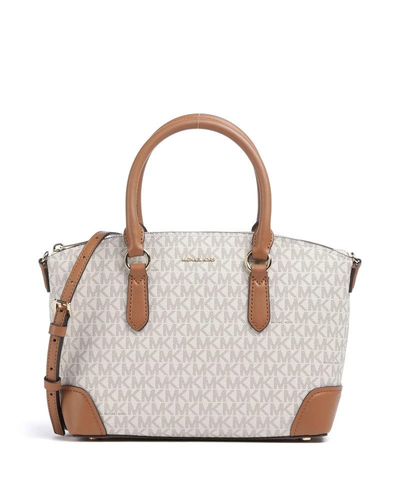 Michael Kors Murphy Medium Handtasche vanilla/acorn