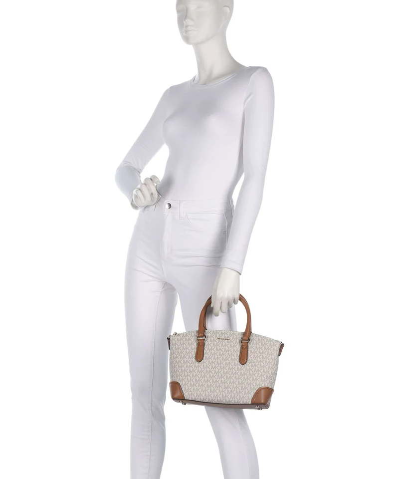 Michael Kors Murphy Medium Handtasche vanilla/acorn