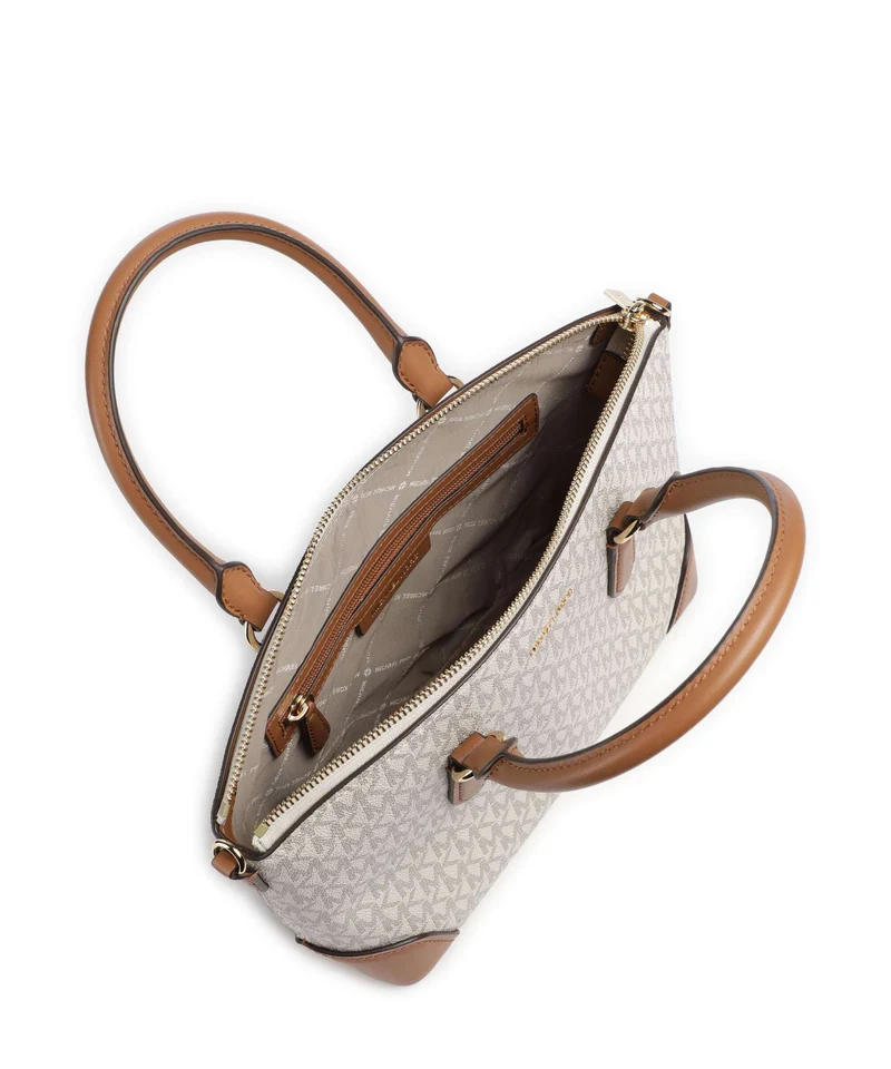 Michael Kors Murphy Medium Handtasche vanilla/acorn
