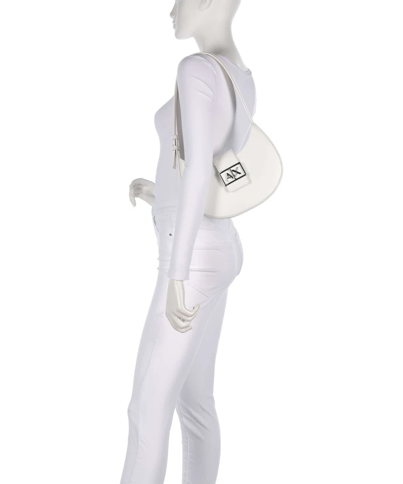 Armani Exchange Wonder Schultertasche off white