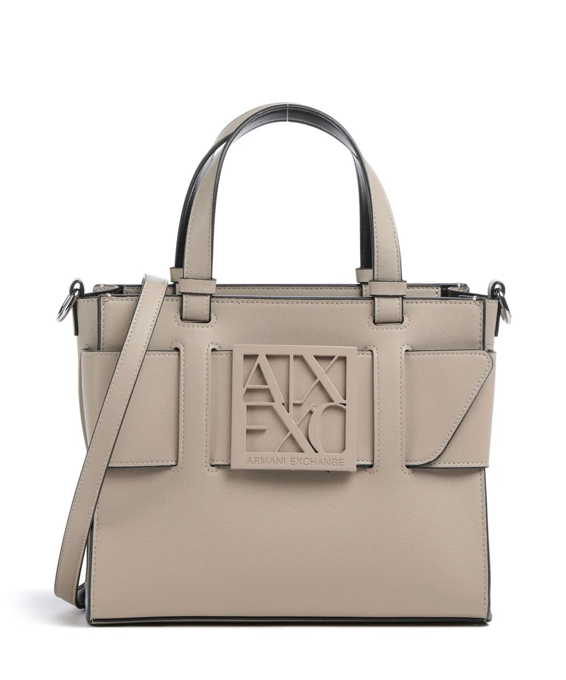 Armani Exchange Susy M Handtasche sand