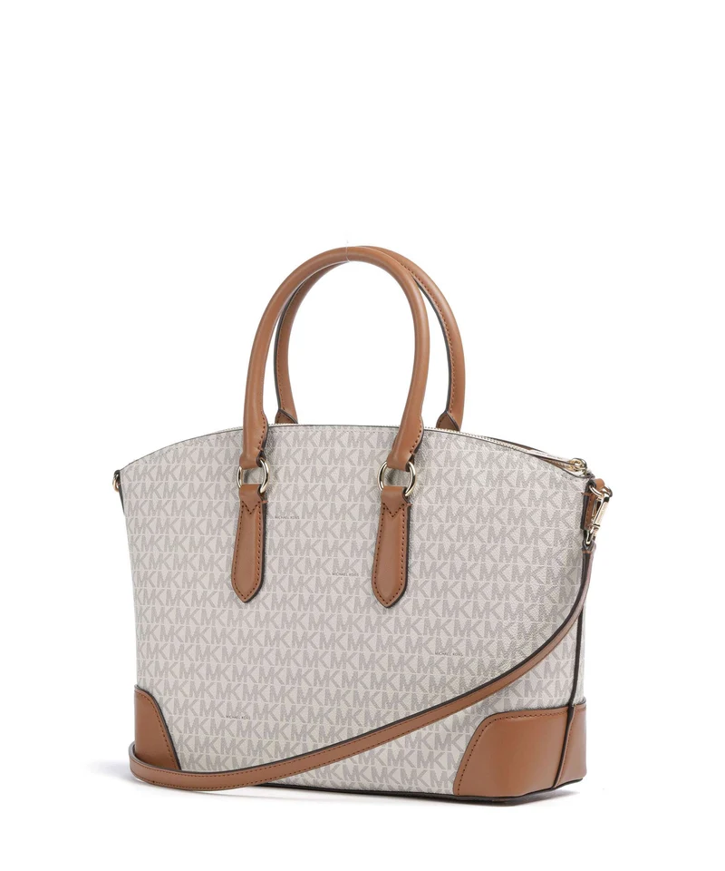 Michael Kors Murphy Large Handtasche vanilla/acorn