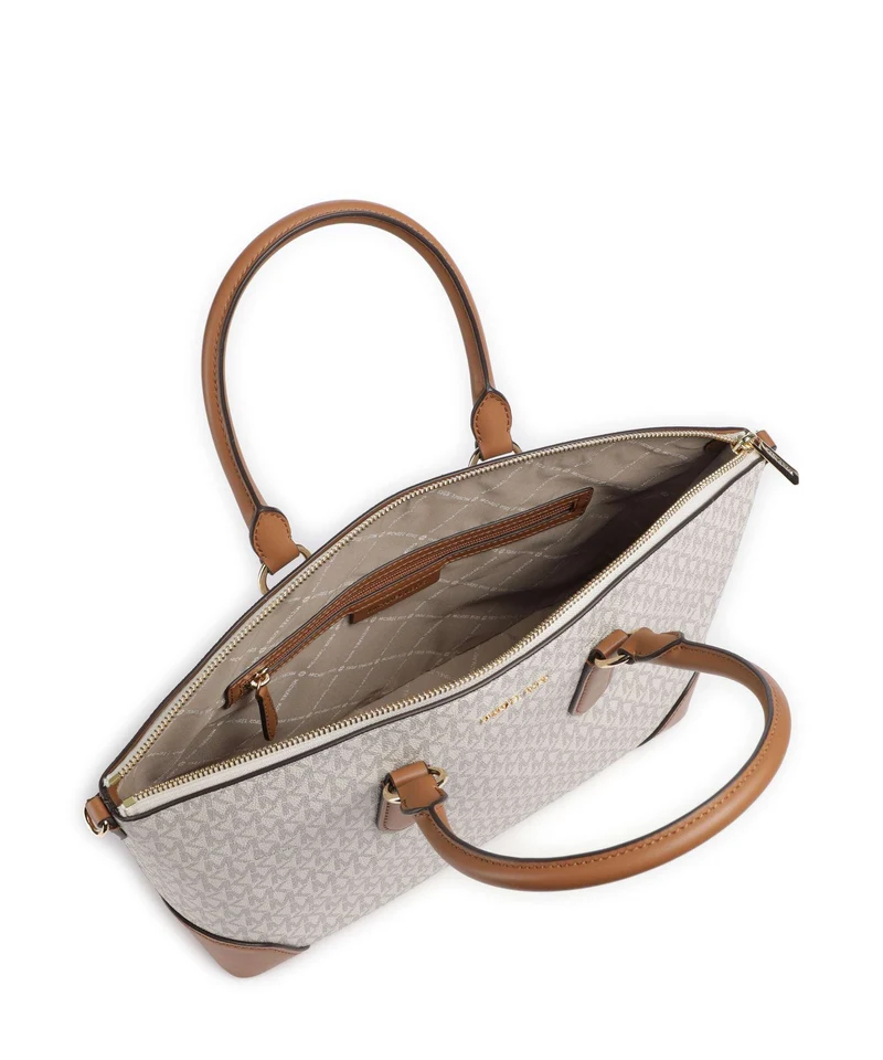 Michael Kors Murphy Large Handtasche vanilla/acorn