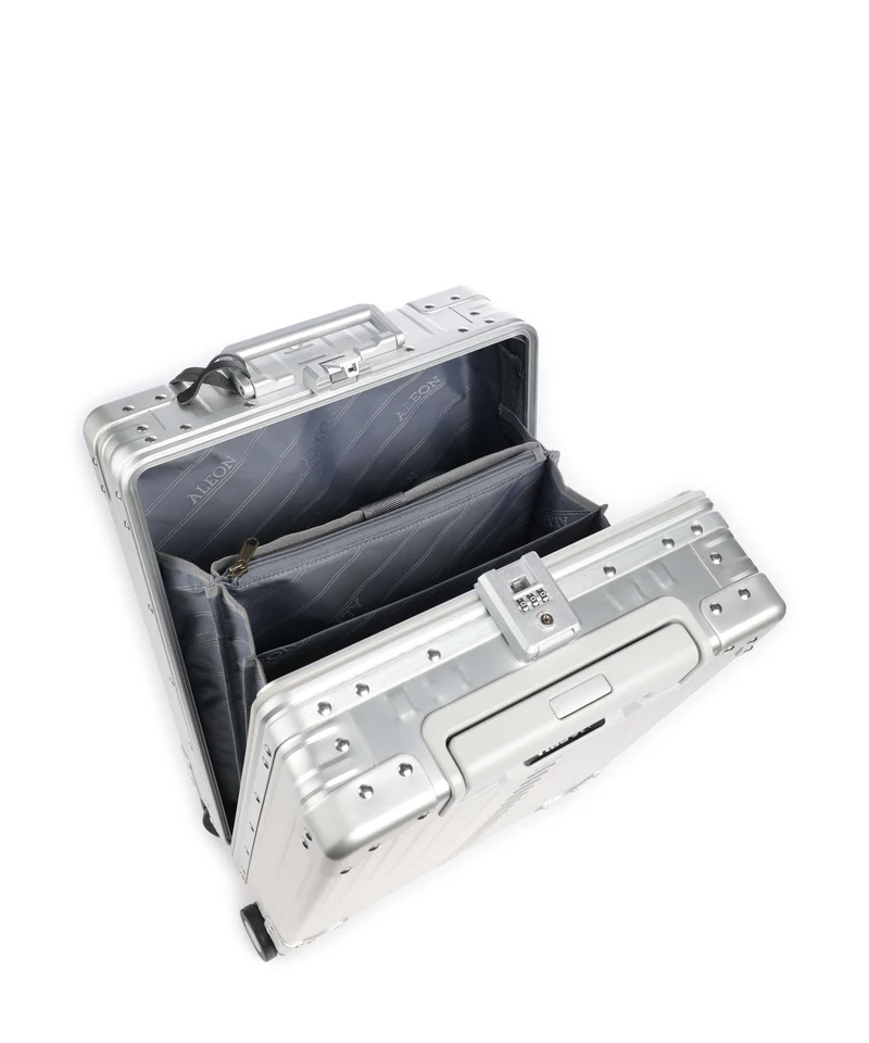 Aleon Classic 20 Vertical Business 4-Rollen Trolley platinum