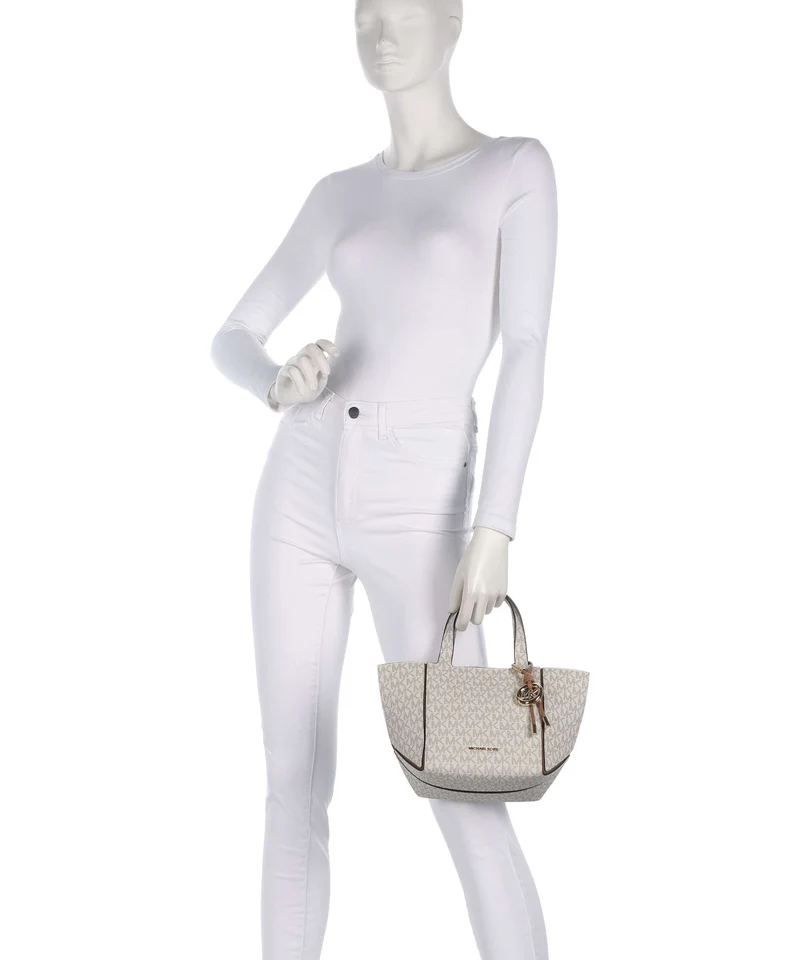 Michael Kors Jordi Small Handtasche vanilla/acorn