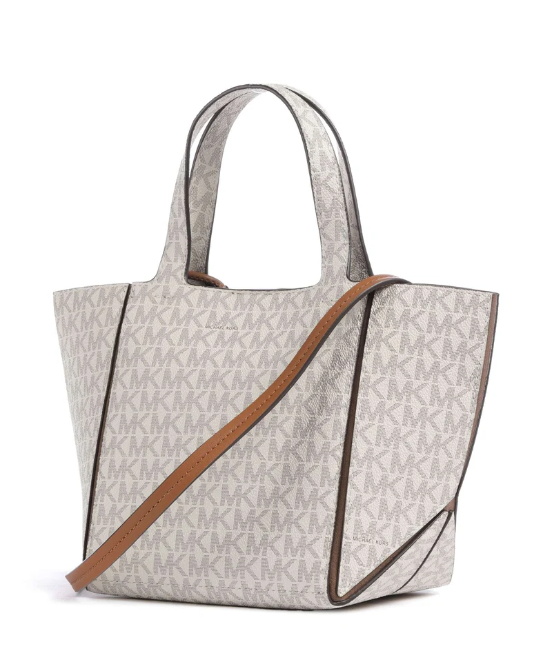 Michael Kors Jordi Small Handtasche vanilla/acorn