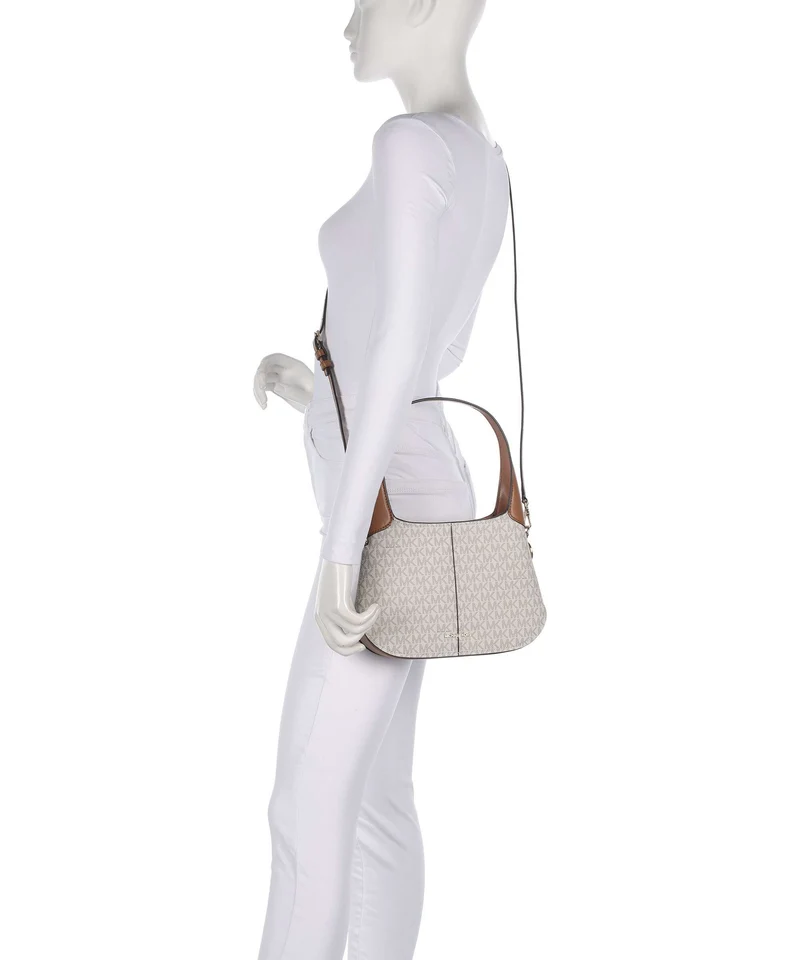 Michael Kors Alice Small Schultertasche vanilla/acorn