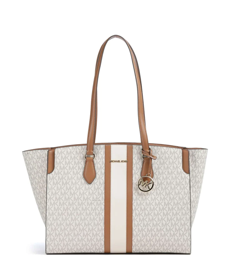 Michael Kors Becca Large Shopper vanilla/acorn