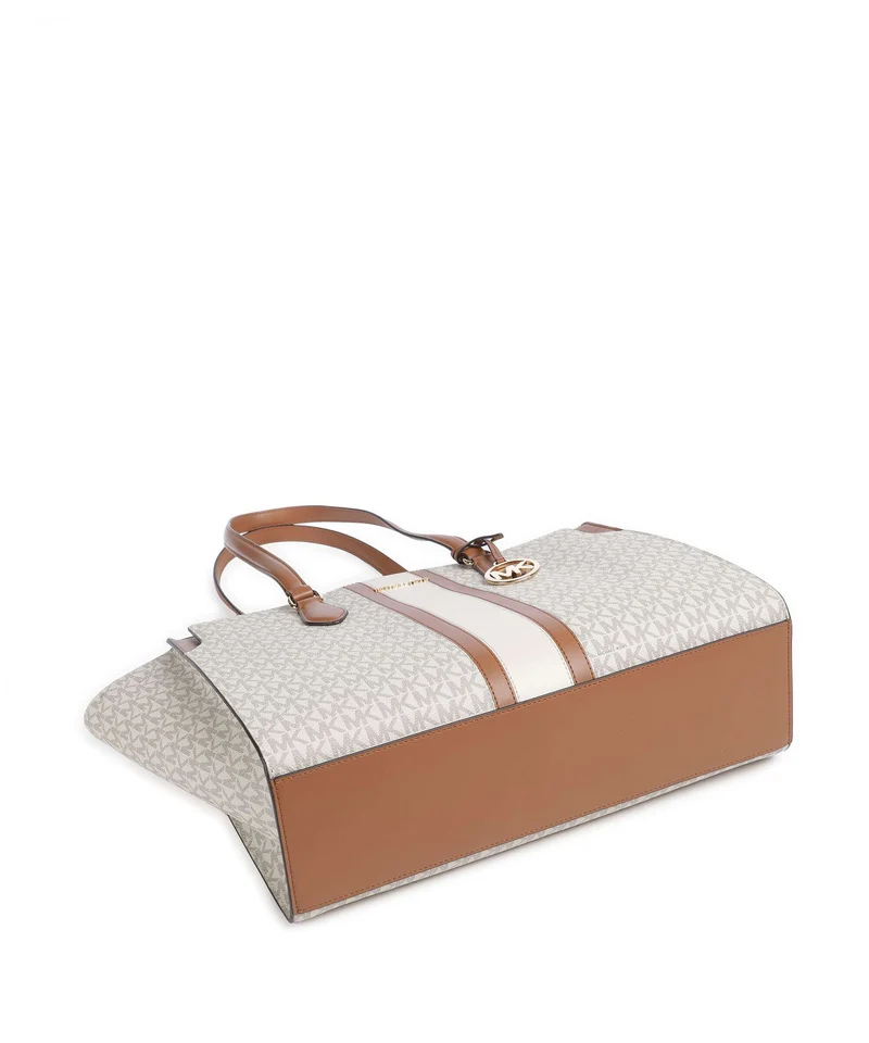 Michael Kors Becca Large Shopper vanilla/acorn