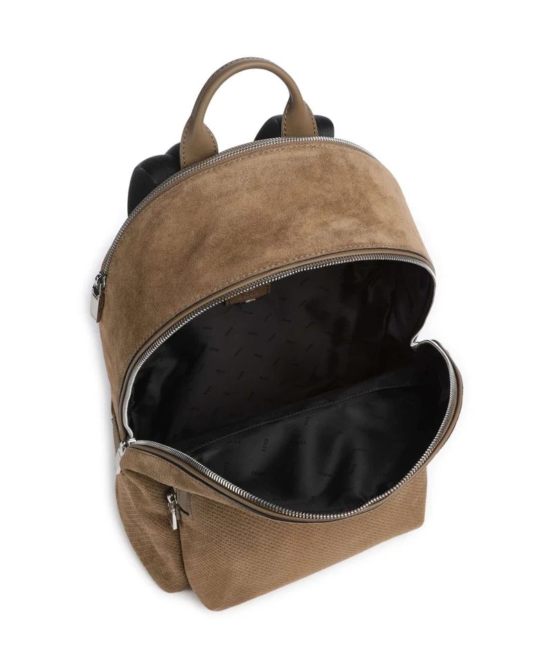 BOSS Crosstown Rucksack dark beige