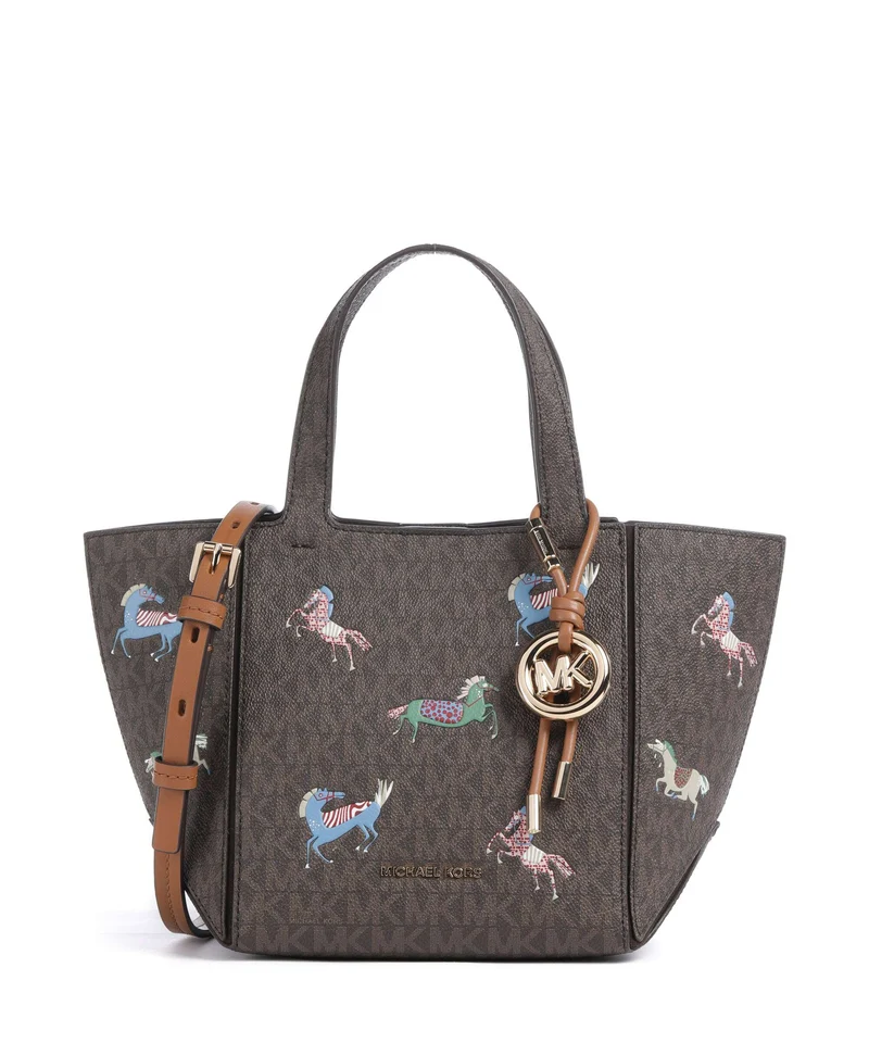 Michael Kors Jordi Small Handtasche brown/acorn