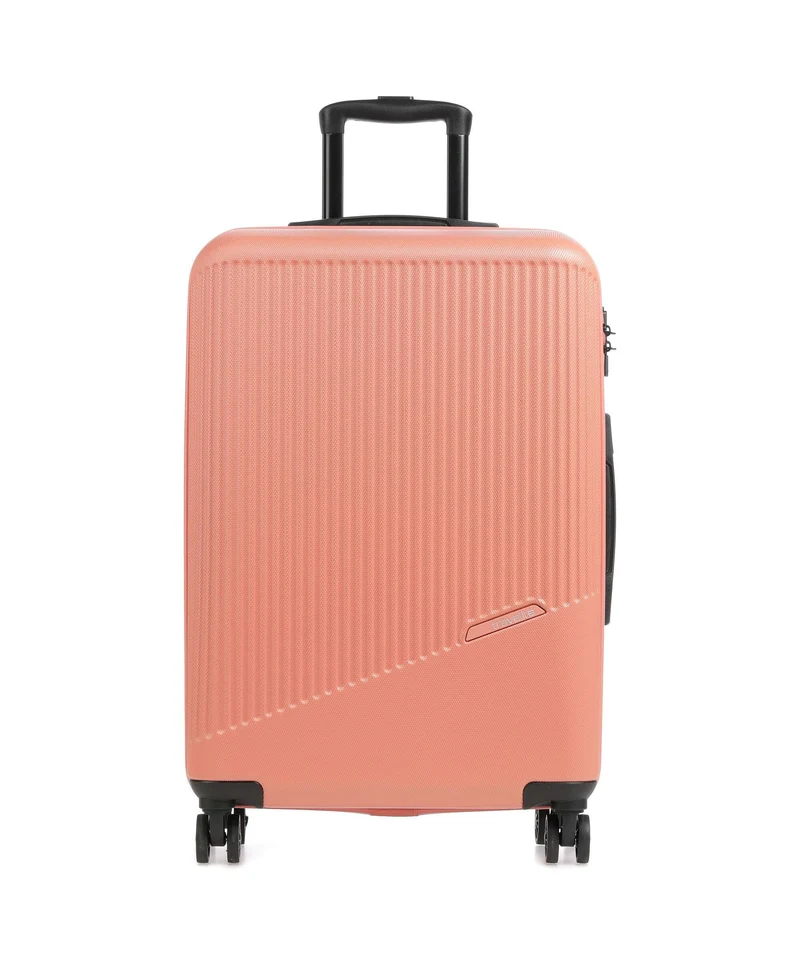 Travelite Bali 4-Rollen Trolley koralle