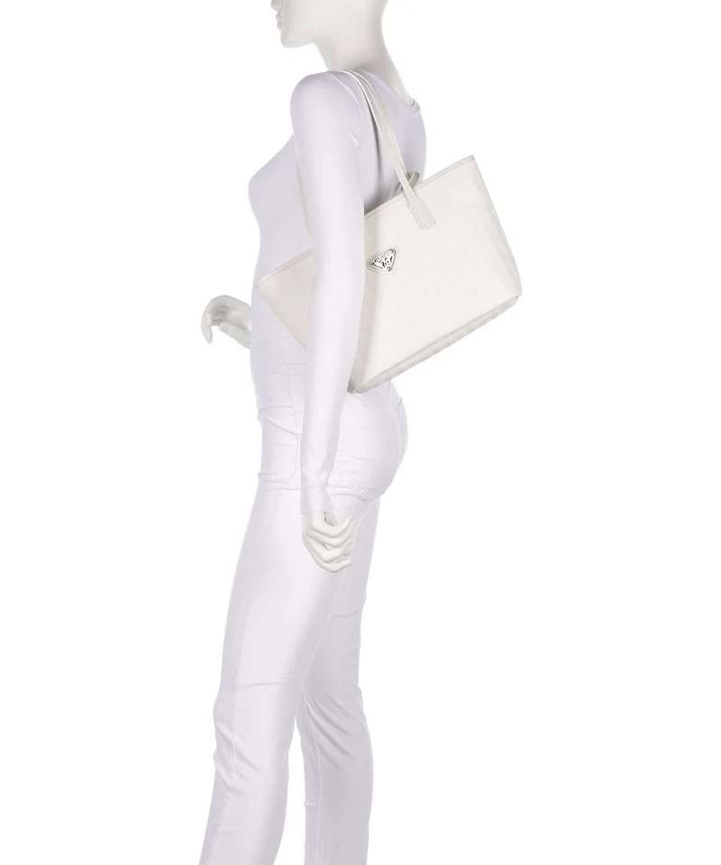 Maison Mollerus Vinerus Genf Shopper snow weiss