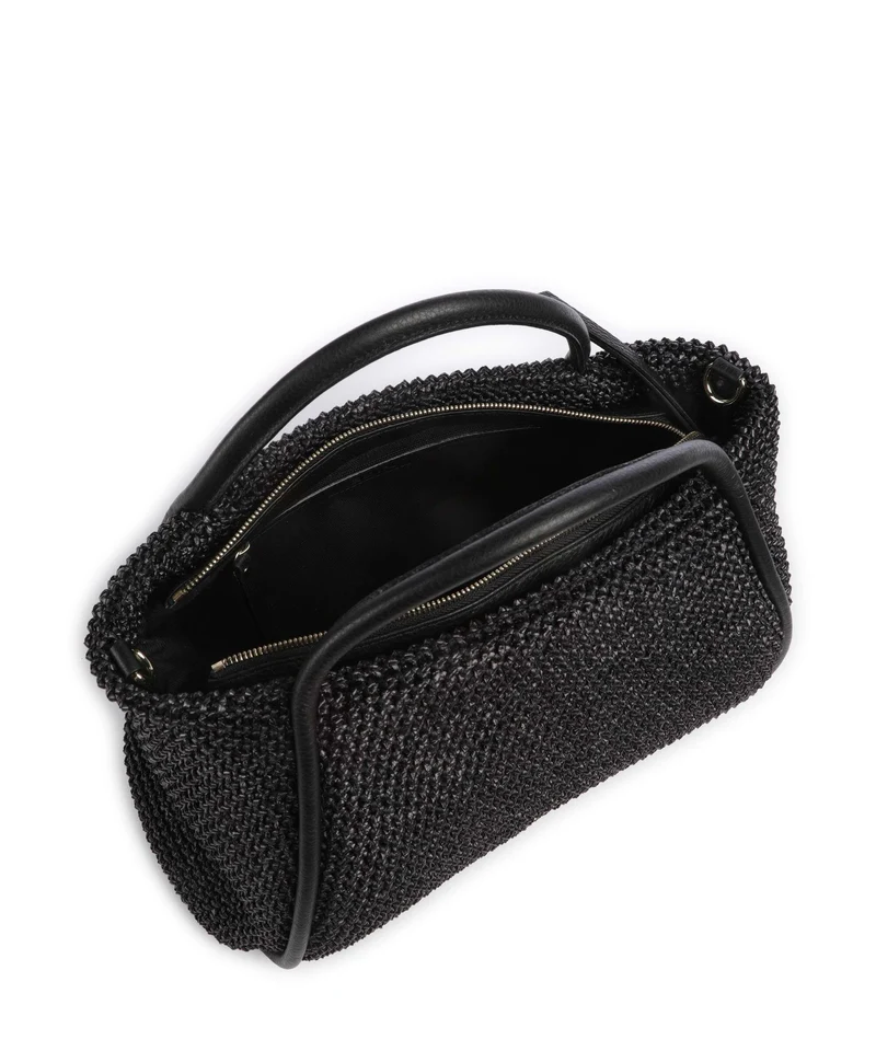 Abro Maglia Raffia Willow Handtasche black/gold