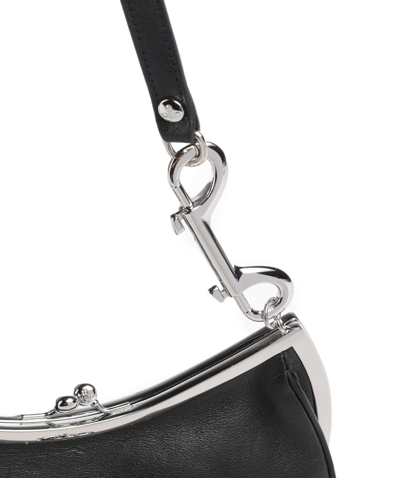 Vivienne Westwood Charm Frame Supple Schultertasche black