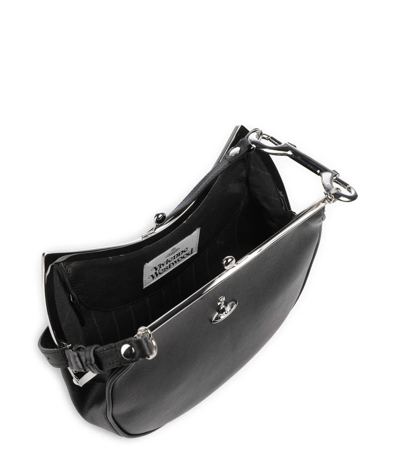 Vivienne Westwood Charm Frame Supple Schultertasche black
