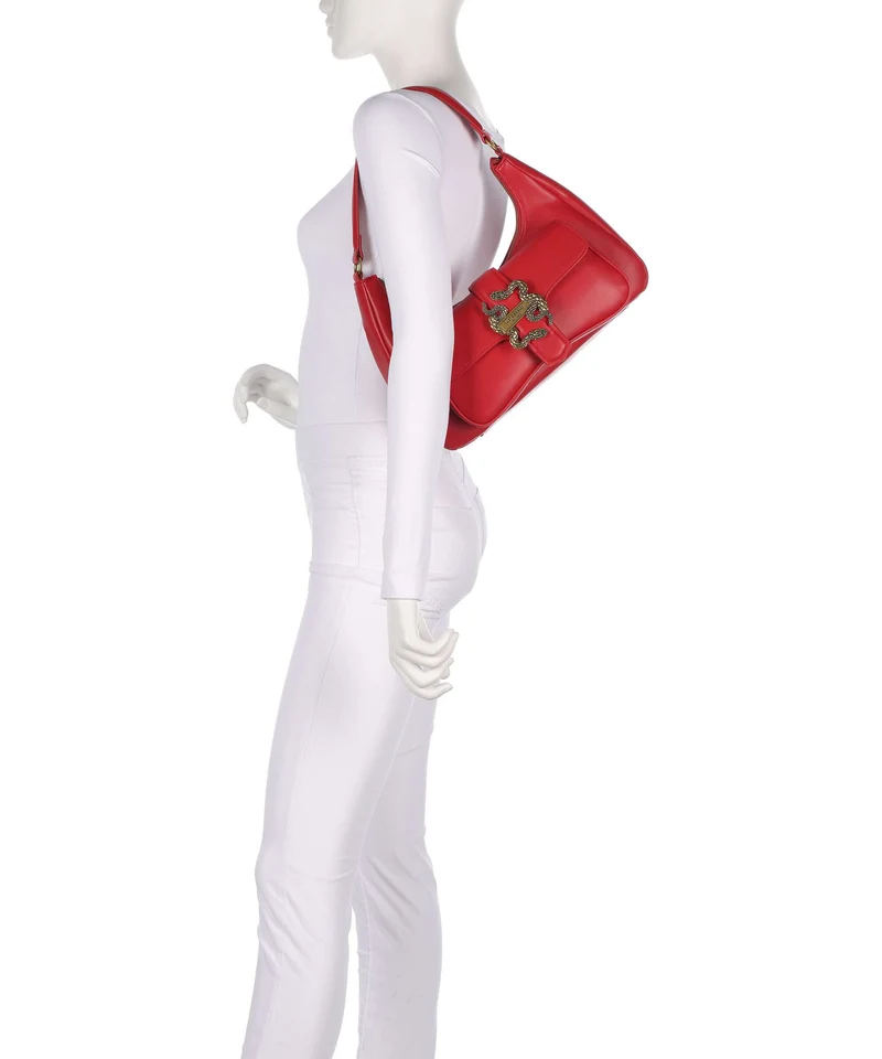 Just Cavalli Iconic Snakes Schultertasche tango red
