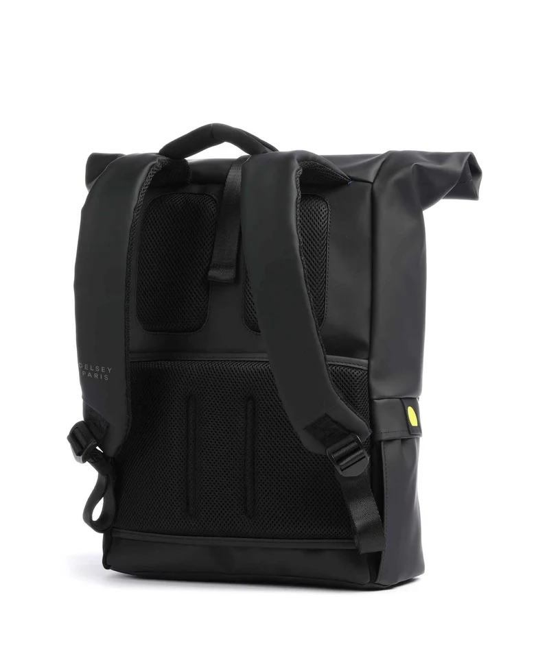 Delsey Paris Turenne Soft Rolltop Rucksack schwarz