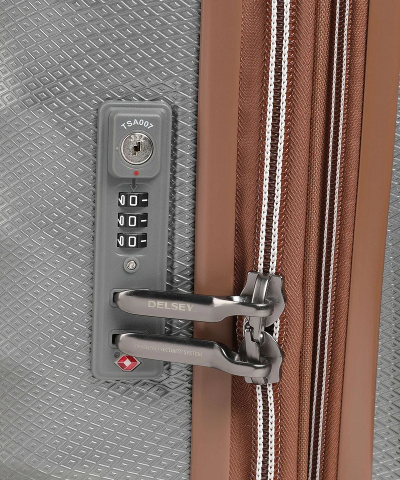 Delsey Paris Carrousel 4-Rollen Trolley platin