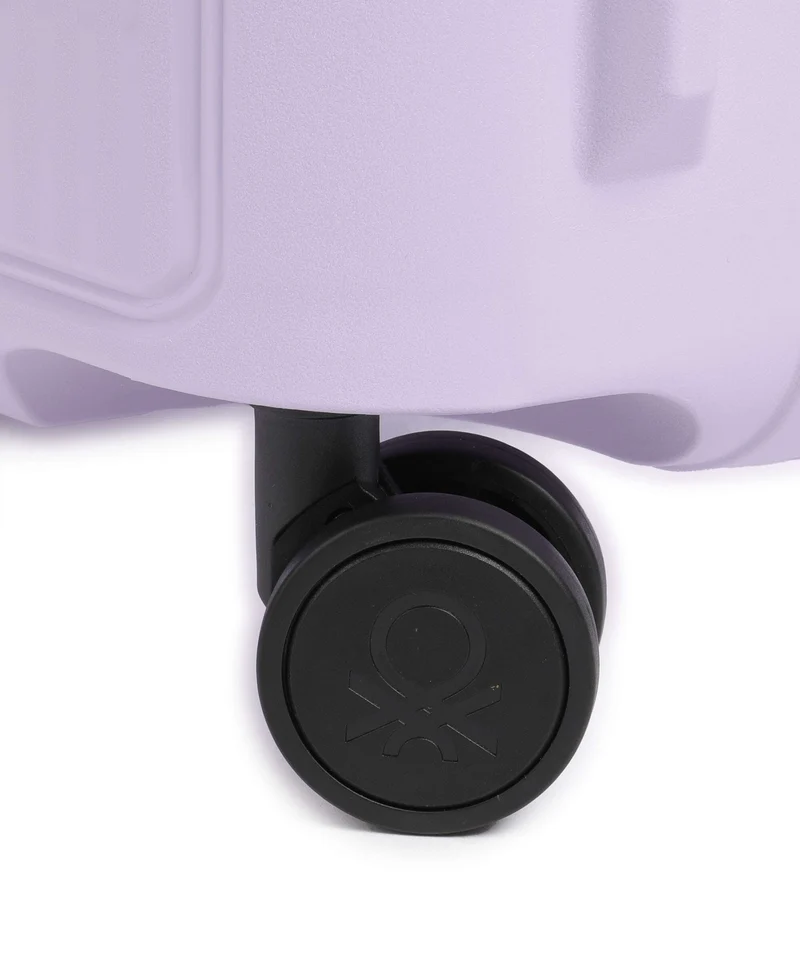 Delsey Paris x United Colors of Benetton CB Hard 4-Rollen Trolley lavender