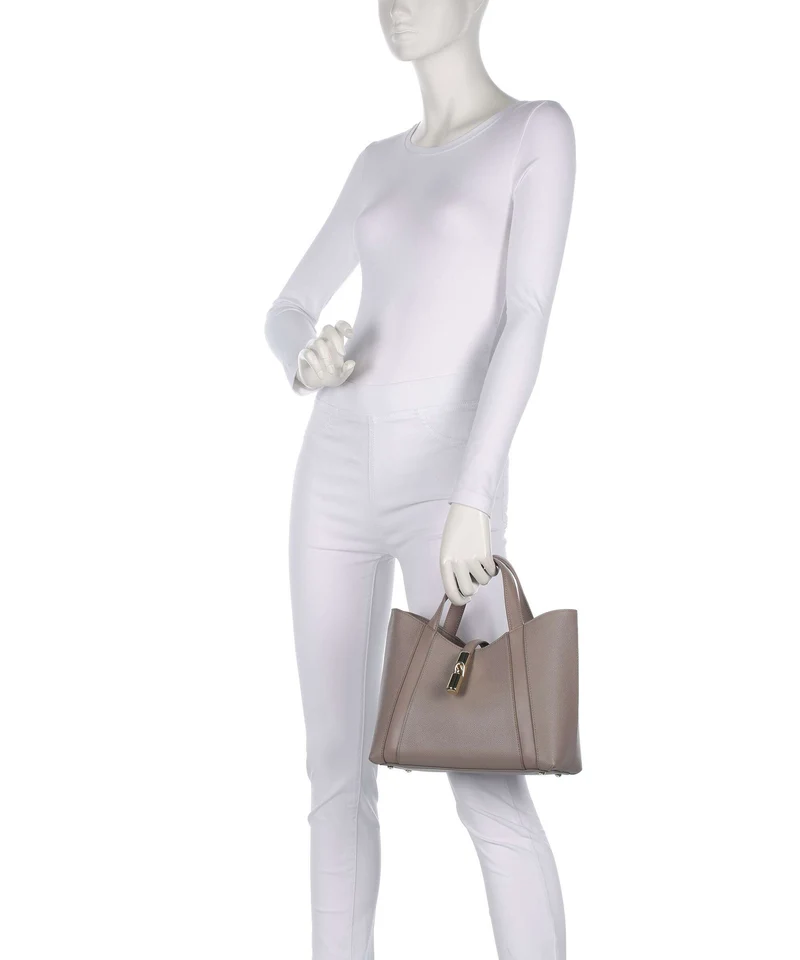 Furla Goccia S Handtasche stucco gray/mauve