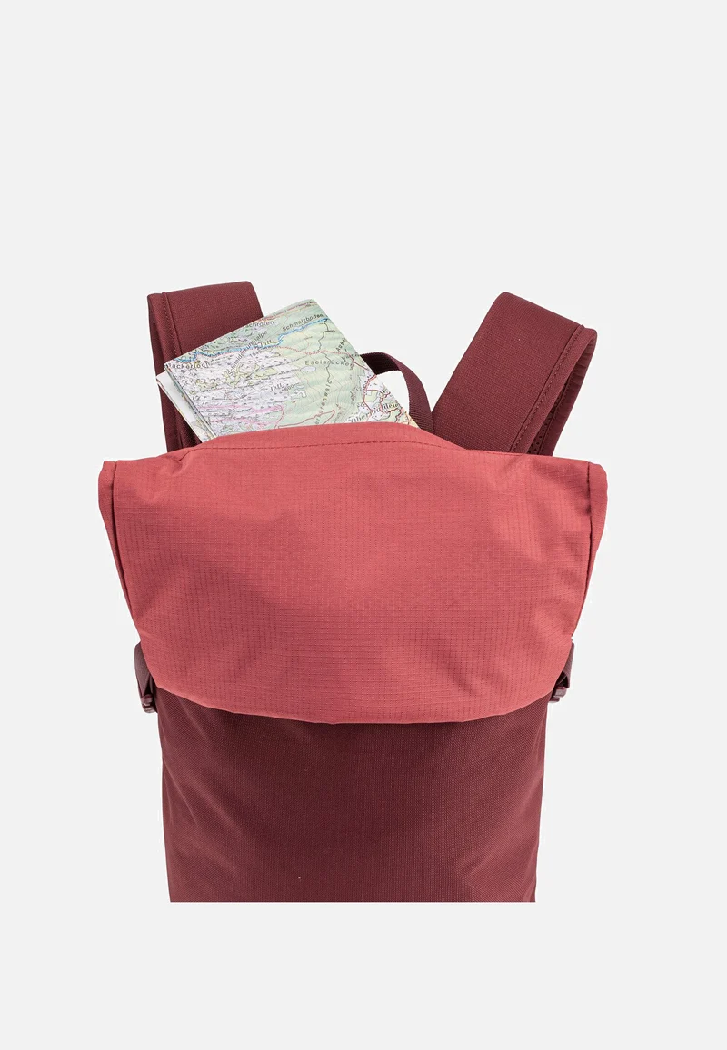 Unuk II Dark Cherry - Rolltop Rucksack