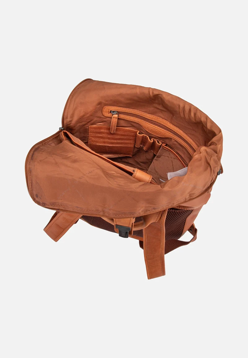 Larsson 0338 Cognac - Rolltop Rucksack