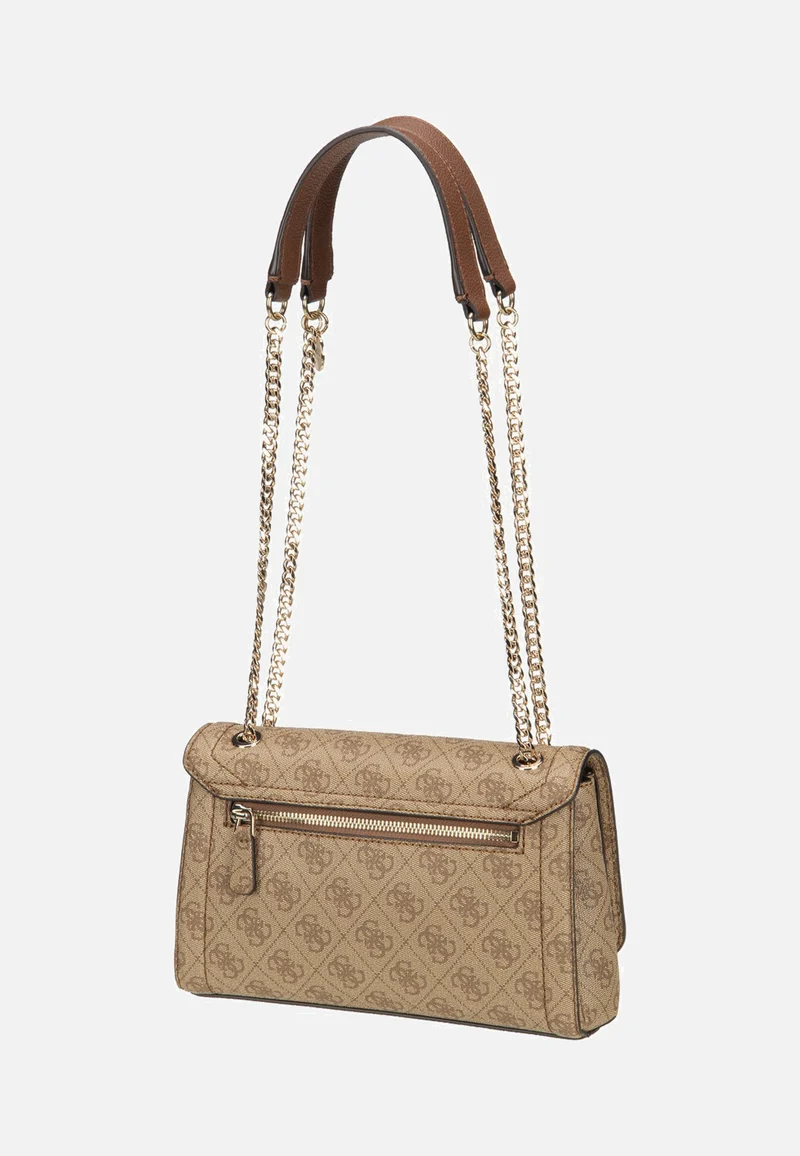 Noelle II Conv XBody Flap 72210 Latte Logo/Brown - Umhängetasche