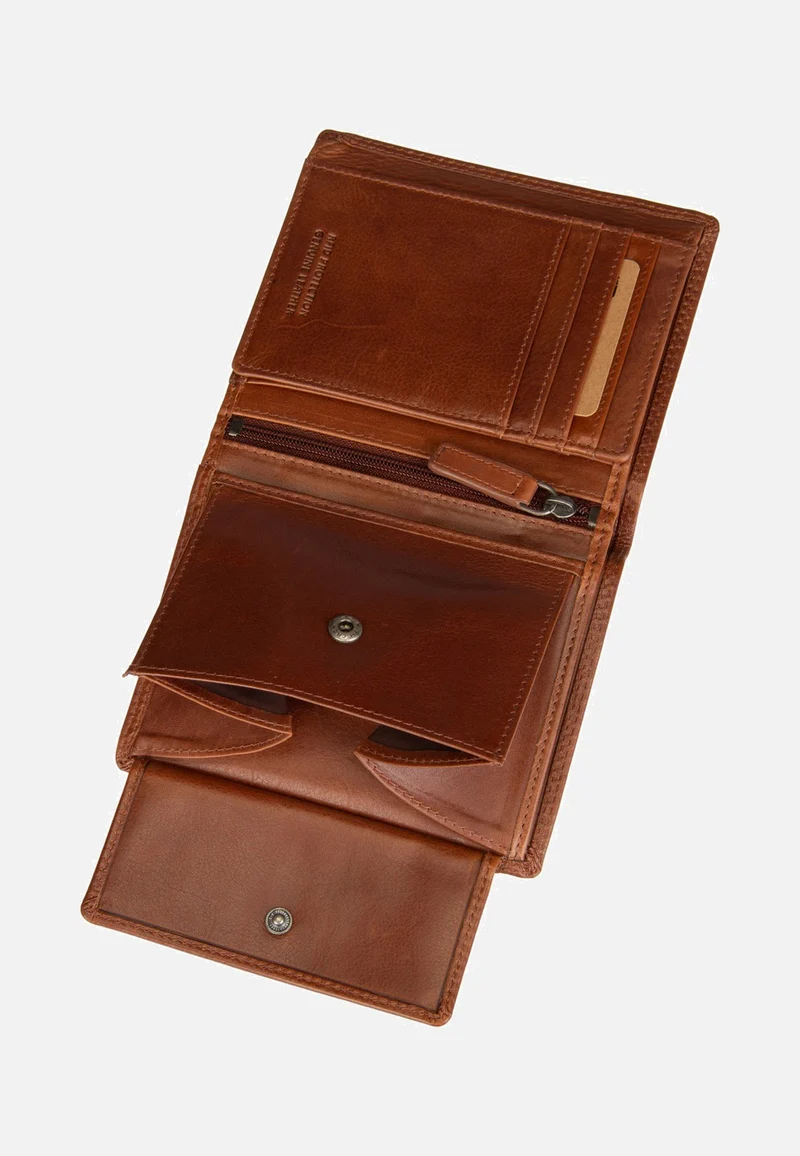 Waxy Vintage Kombibörse 2Tlg. RFID Tobacco Nut - Portemonnaie